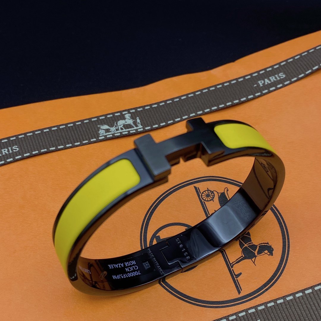 [Legend]CLIC HM SO BLACK YELLOW BRACELET
