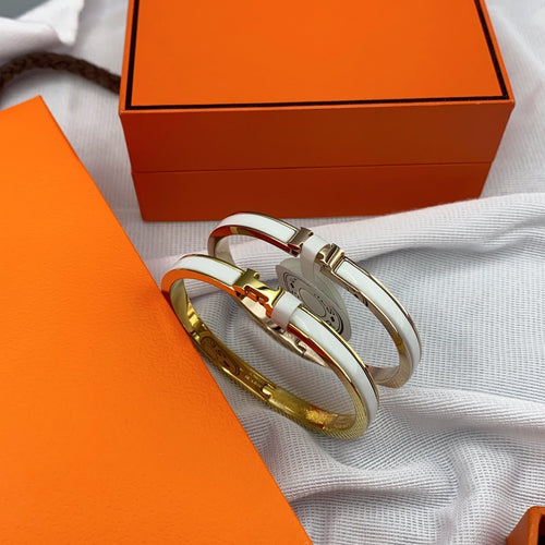 [Legend]CLASSIC HM CLIC WHITE 8MM ENAMEL BRACELET