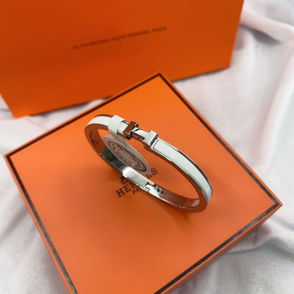 [Legend]CLASSIC HM CLIC WHITE 8MM ENAMEL BRACELET