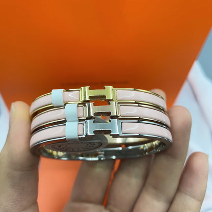 [Legend]CLASSIC HM CLIC  PINK 8MM ENAMEL BRACELET
