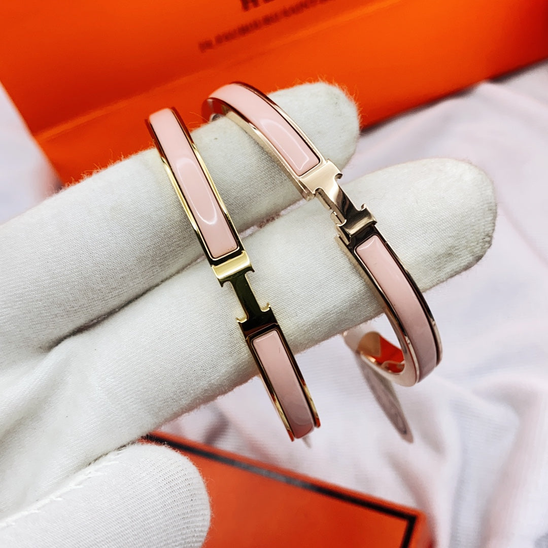 [Legend]CLASSIC HM CLIC  PINK 8MM ENAMEL BRACELET