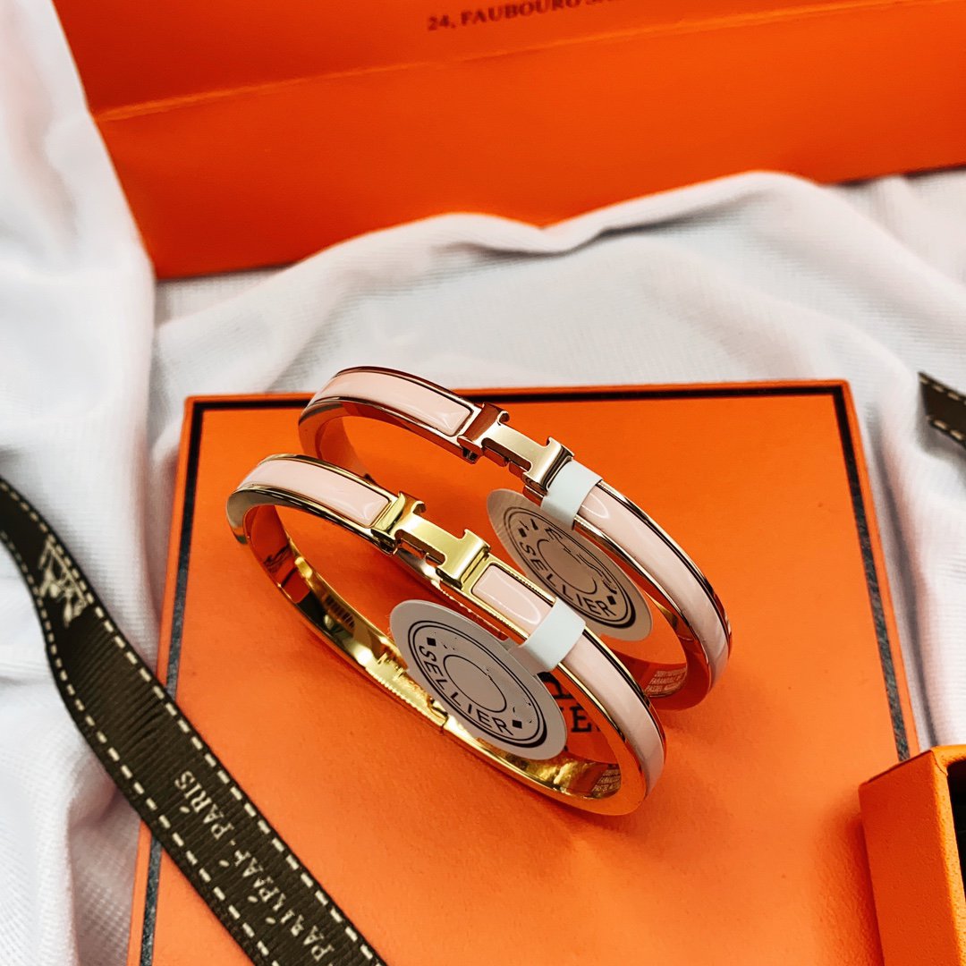 [Legend]CLASSIC HM CLIC  PINK 8MM ENAMEL BRACELET