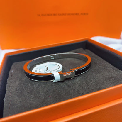 [Legend]CLASSIC HM CLIC BLACK 8MM ENAMEL BRACELET