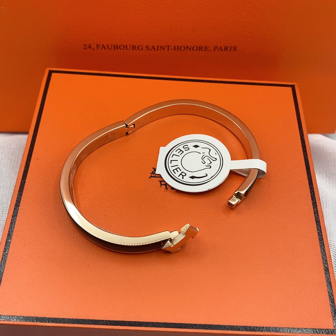 [Legend]CLASSIC HM CLIC BLACK 8MM ENAMEL BRACELET