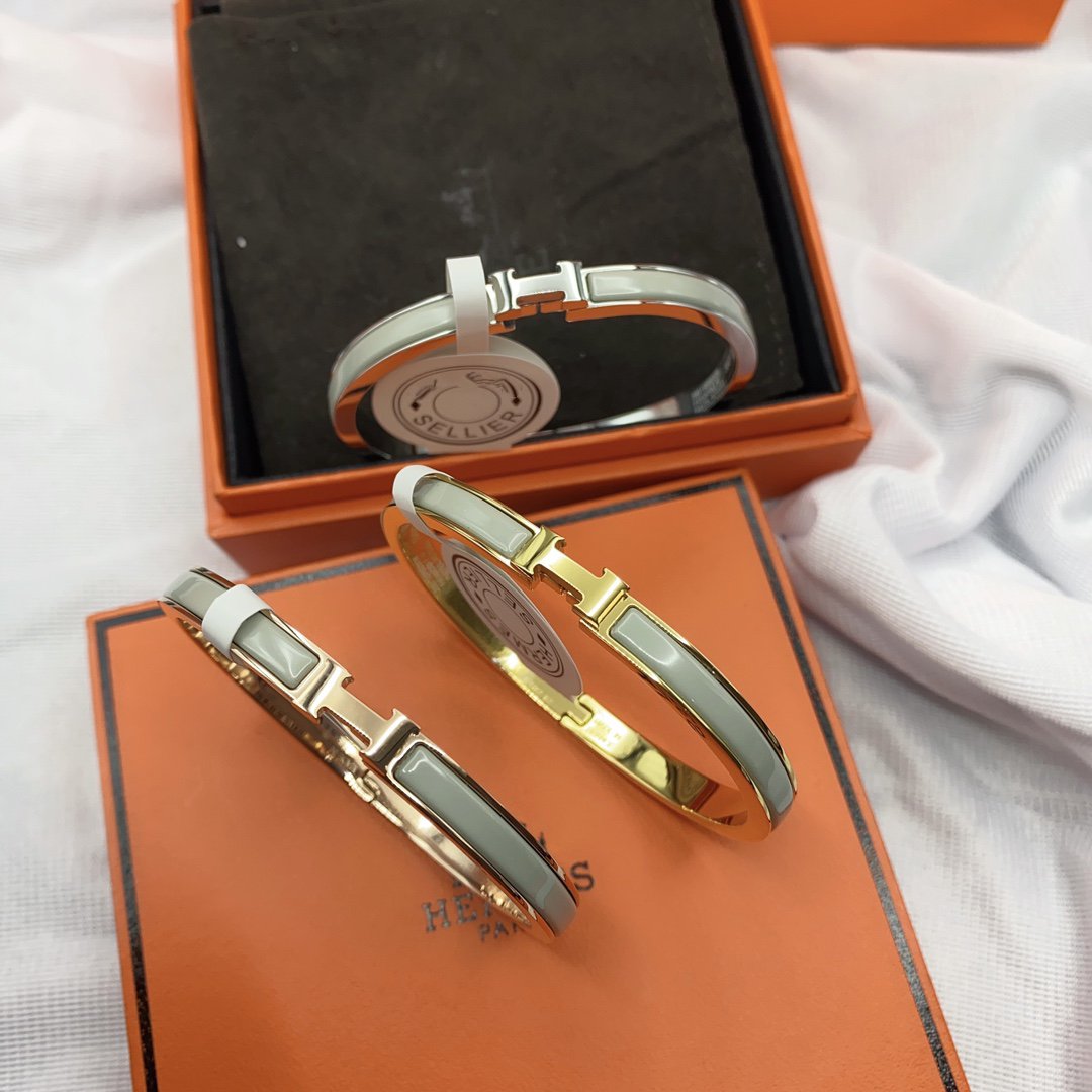 [Legend]CLASSIC HM CLIC GREEN 8MM ENAMEL BRACELET