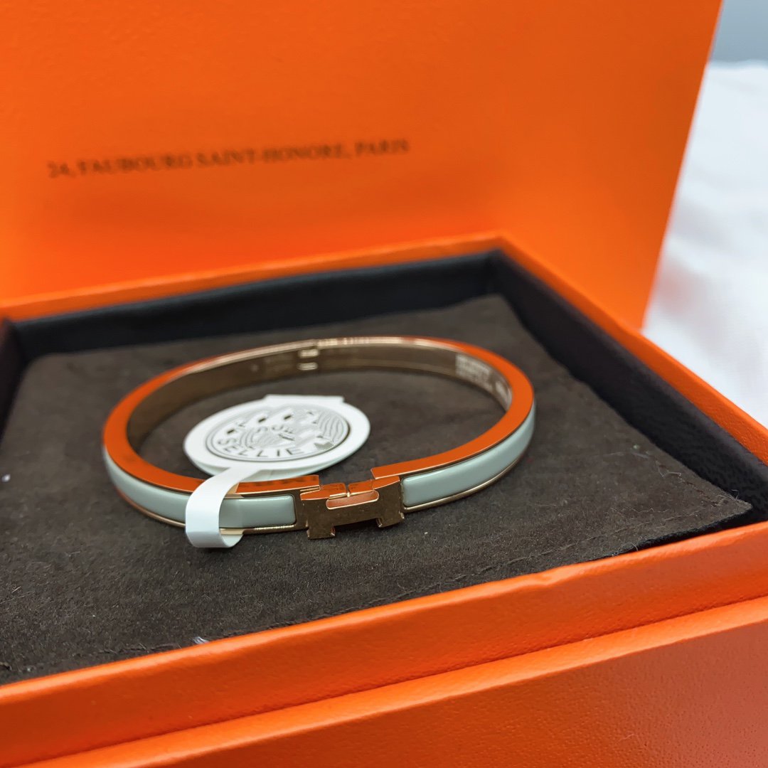 [Legend]CLASSIC HM CLIC GREEN 8MM ENAMEL BRACELET