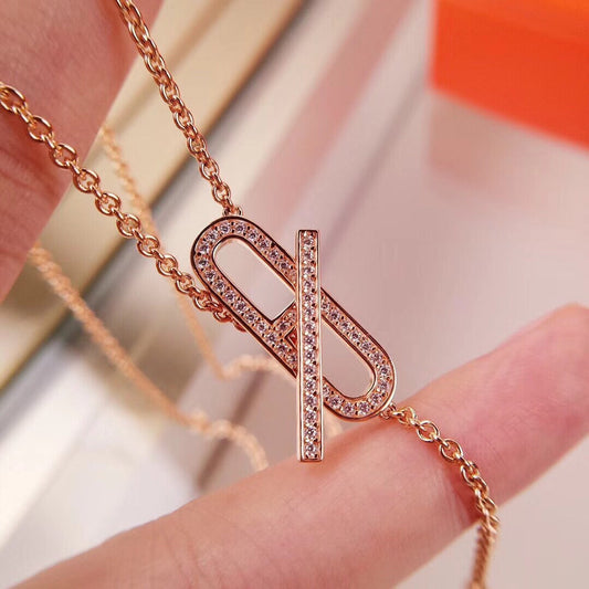 [Legend]HM FIRE PIG NOSE NECKLACE TRENDY STREET
