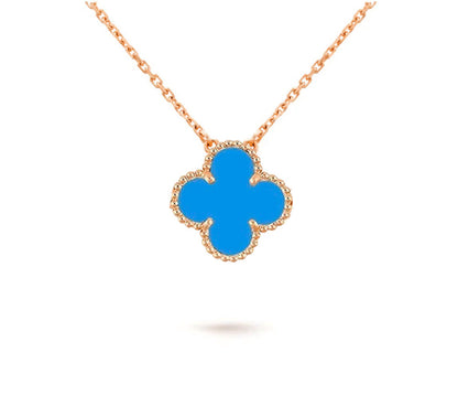 [Legend]15MM CLOVER FLOWER PENDANT NECKLACE COLLECTION