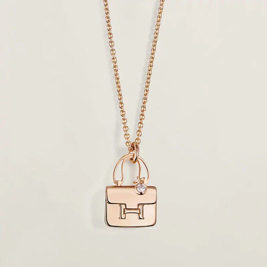 [Legend]AMULETTE PEDANT ROSE GOLD NECKLACE