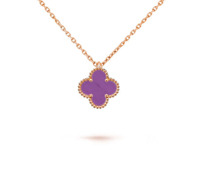 [Legend]9.5MM MINI CLOVER PENDANT NECKLACE COLLECTION