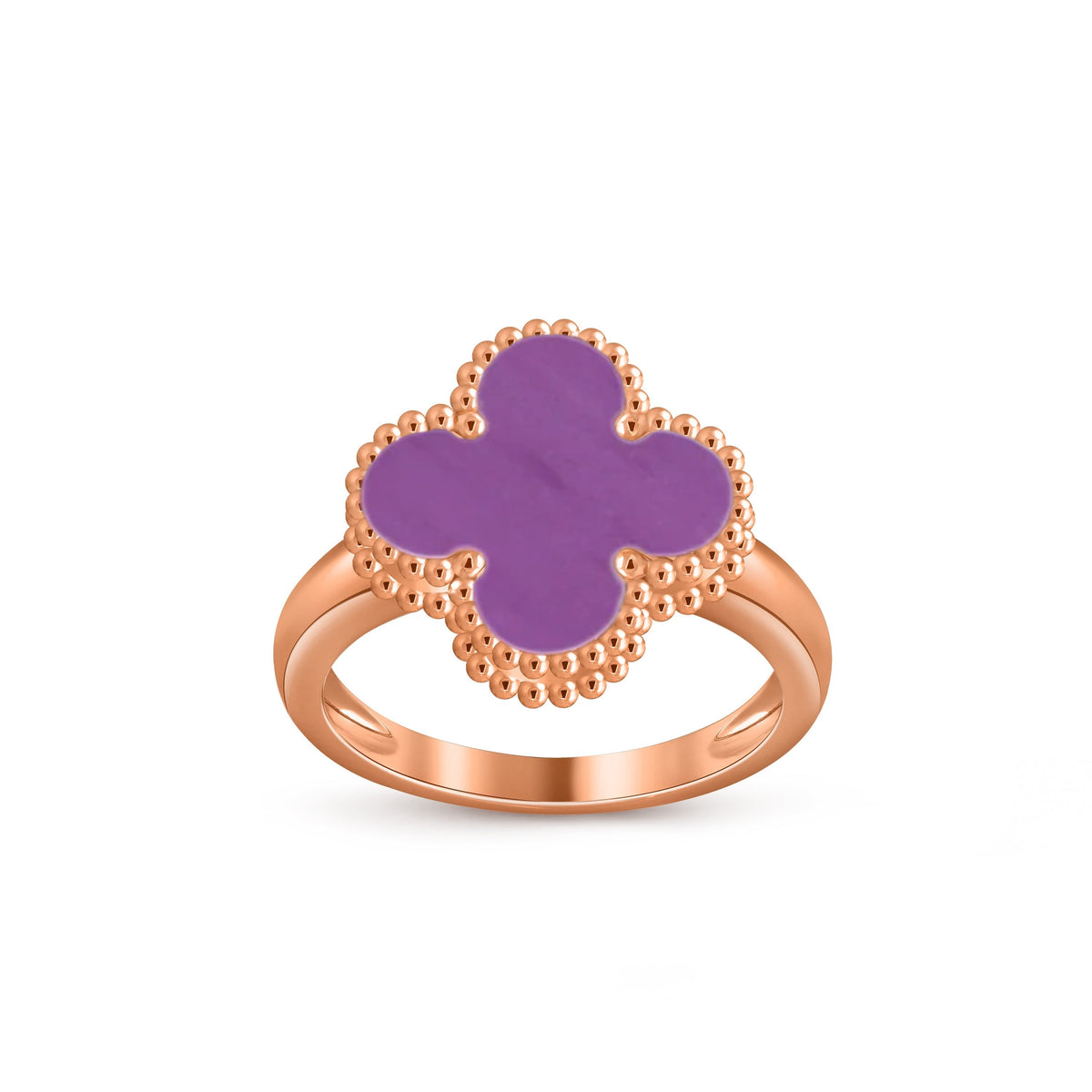 [Legend]LUCKY CLOVER VINTAGE ROSE GOLD RING COLLECTION