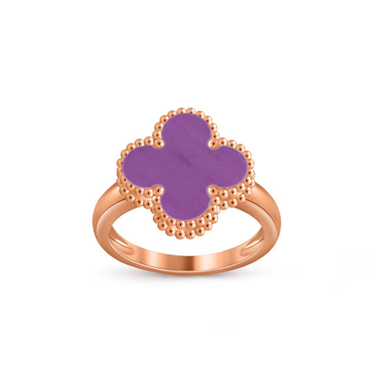 [Legend]LUCKY CLOVER VINTAGE ROSE GOLD RING COLLECTION