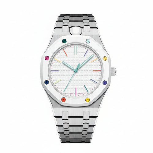 [Legend]OAK POP EXCLUSIVE SILVER STEEL STRAP