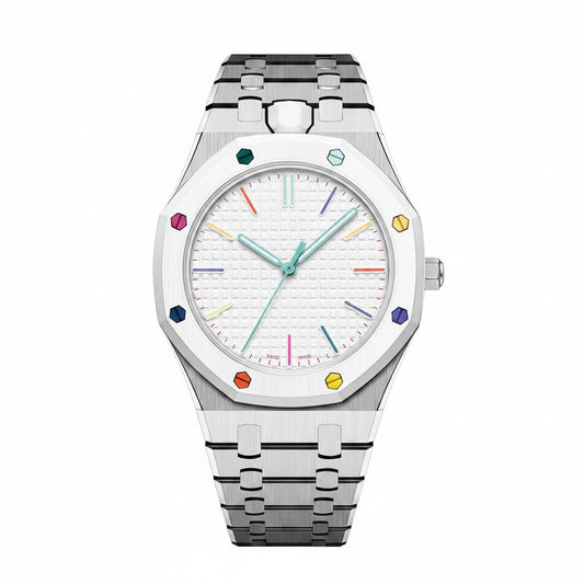 [Legend]OAK POP EXCLUSIVE SILVER STEEL STRAP
