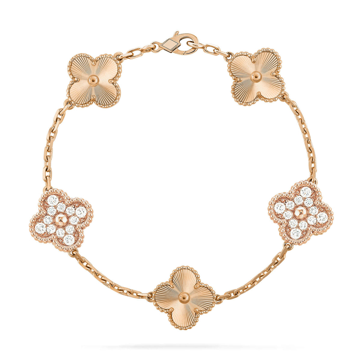 [Legend]LUCKY CLOVER 5-MOTIF BRACELET - LASER COLLECTION