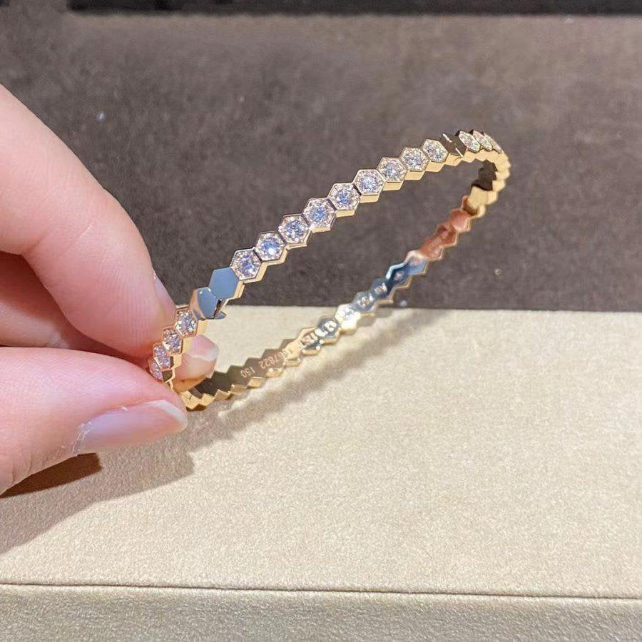 [Legend]BEE LOVE GOLD BRACELET FULL DIAMOND