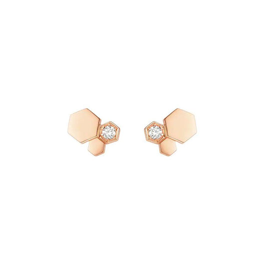 [Legend]BEE LOVE ROSE GOLD DIAMOND EARRINGS