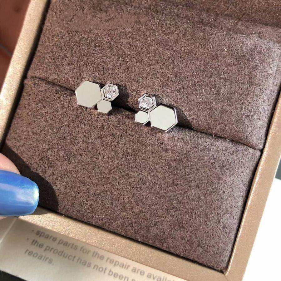 [Legend]BEE LOVE SILVER DIAMOND EARRINGS