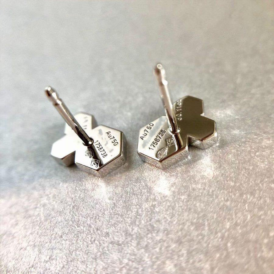 [Legend]BEE LOVE SILVER DIAMOND EARRINGS