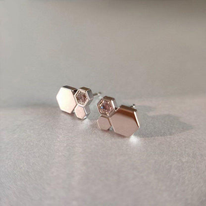 [Legend]BEE LOVE SILVER DIAMOND EARRINGS