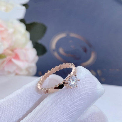 [Legend]BEE LOVE RING ROSE GOLD 1 DIAMOND