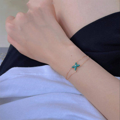 [Legend]JEUX BRACELET MALACHITE ROSE GOLD 1 DIAMOND