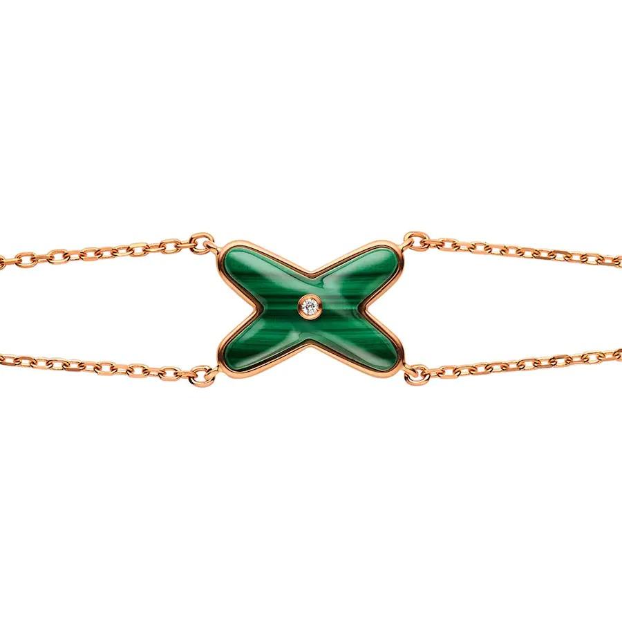 [Legend]JEUX BRACELET MALACHITE ROSE GOLD 1 DIAMOND