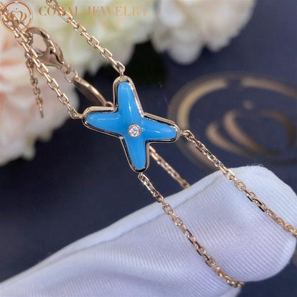 [Legend]JEUX BRACELET TURQUOISE ROSE GOLD 1 DIAMOND