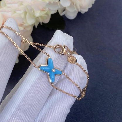 [Legend]JEUX BRACELET TURQUOISE ROSE GOLD 1 DIAMOND