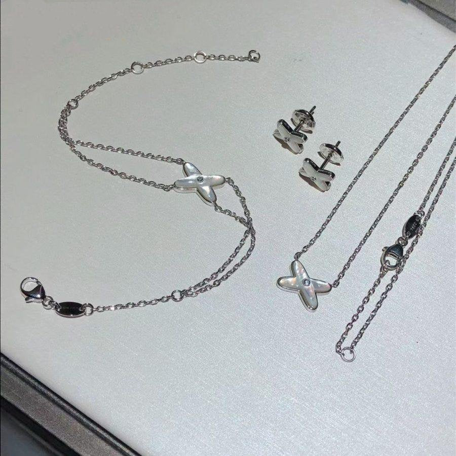 [Legend]JEUX BRACELET WHITE MOP SILVER 1 DIAMOND