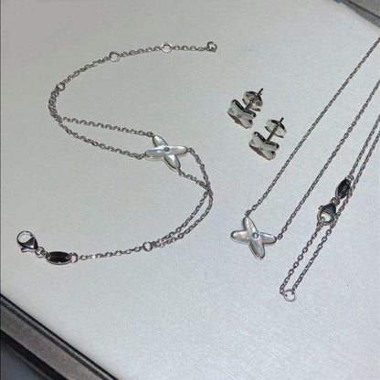 [Legend]JEUX BRACELET WHITE MOP SILVER 1 DIAMOND
