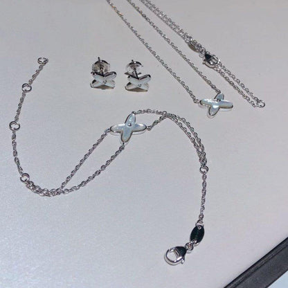 [Legend]JEUX BRACELET WHITE MOP SILVER 1 DIAMOND