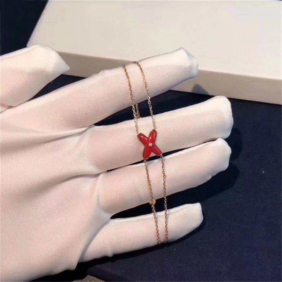[Legend]JEUX BRACELET CARNELIAN ROSE GOLD 1 DIAMOND