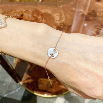 [Legend]JEUX DE BRACELET MOP ROSE GOLD DIAMONDS
