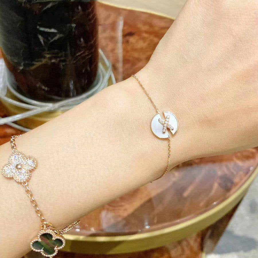 [Legend]JEUX DE BRACELET MOP ROSE GOLD DIAMONDS