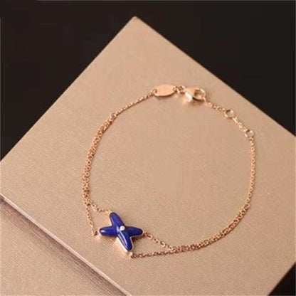 [Legend]Hollow Design Four-Leaf Clover Flower Shape Ring