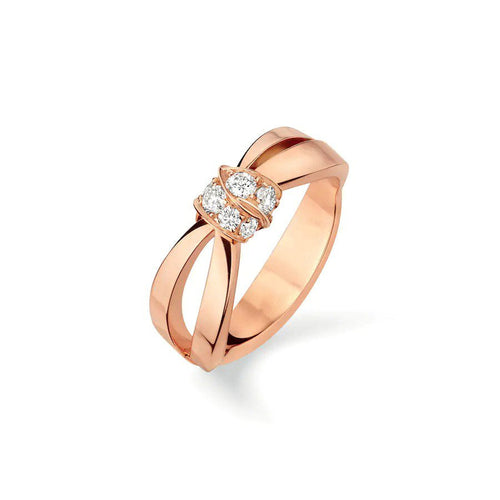 [Legend]LIENS RING ROSE GOLD DIAMOND
