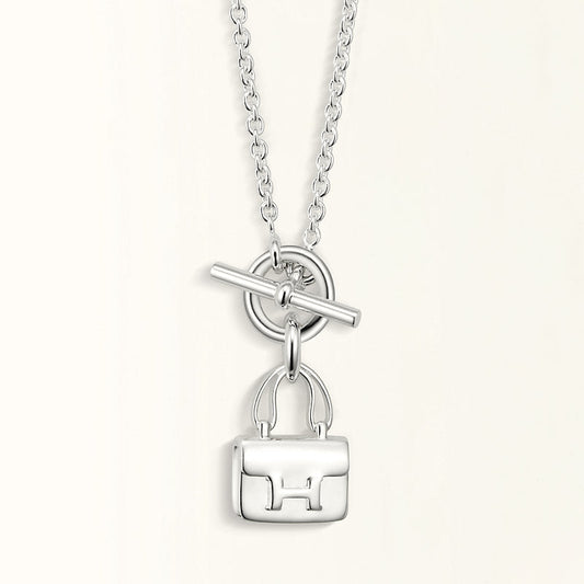 [Legend]POP H PEDANT SILVER NECKLACE