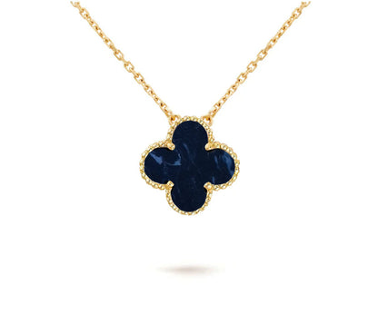 [Legend]15MM CLOVER FLOWER PENDANT NECKLACE COLLECTION