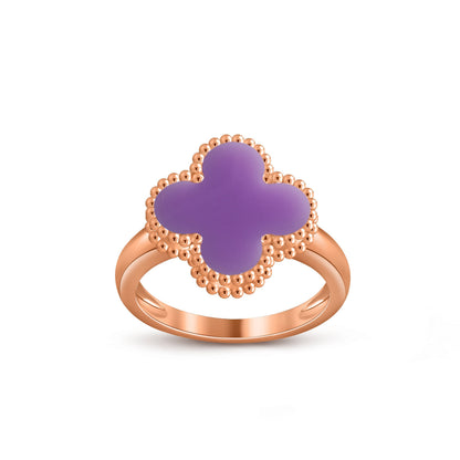 [Legend]LUCKY CLOVER VINTAGE ROSE GOLD RING COLLECTION