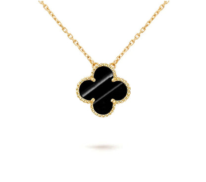 [Legend]15MM CLOVER FLOWER PENDANT NECKLACE COLLECTION