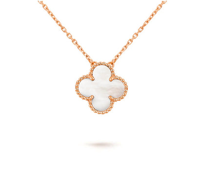 [Legend]15MM CLOVER FLOWER PENDANT NECKLACE COLLECTION