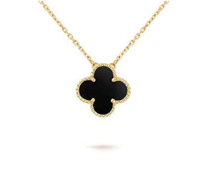 [Legend]15MM CLOVER FLOWER PENDANT NECKLACE COLLECTION