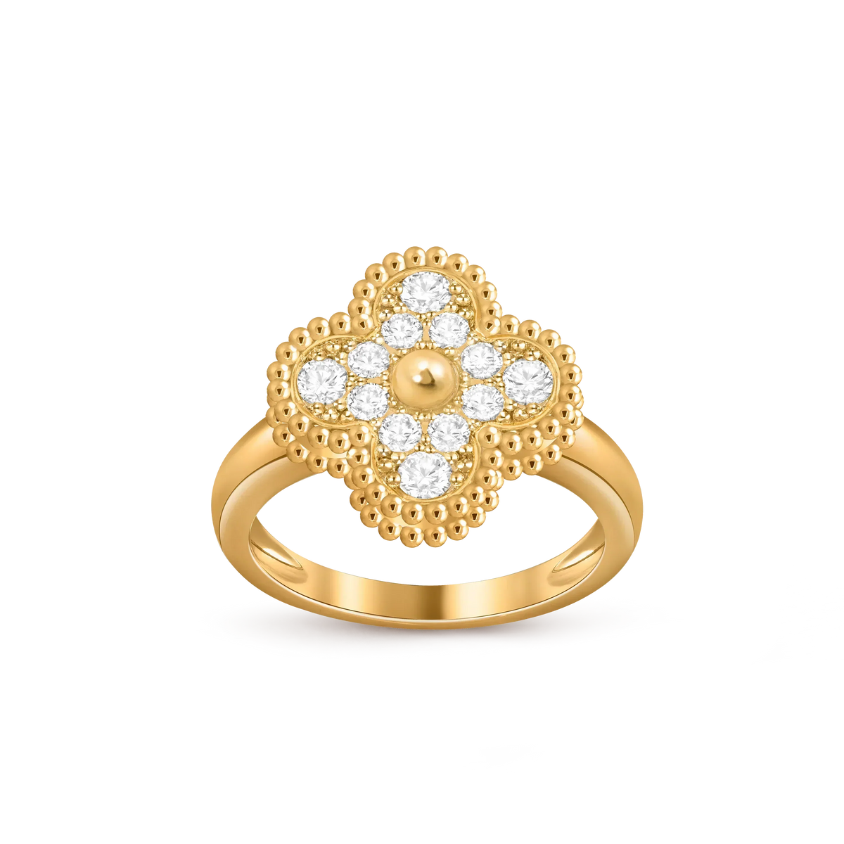 [Legend]LUCKY CLOVER VINTAGE GOLD RING COLLECTION