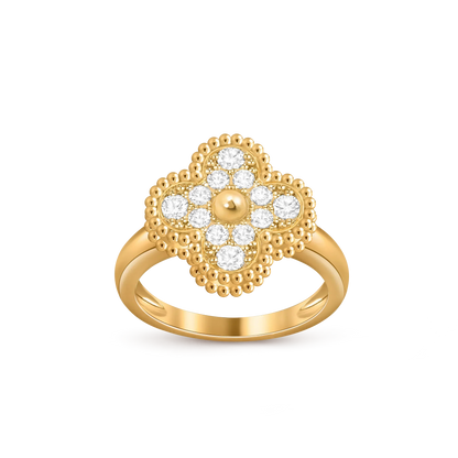 [Legend]LUCKY CLOVER VINTAGE GOLD RING COLLECTION