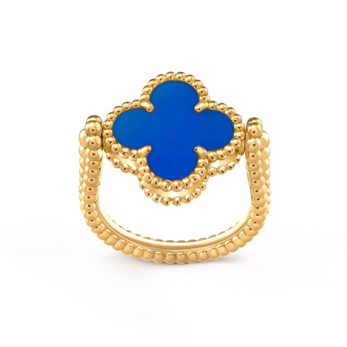 [Legend]LUCKY CLOVER GOLD REVERSIBLE RING