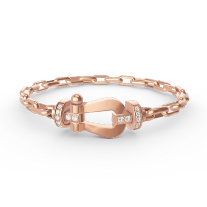 [Legend]FORCE LARGE HORSESHOE CLASP METAL BRACELET
