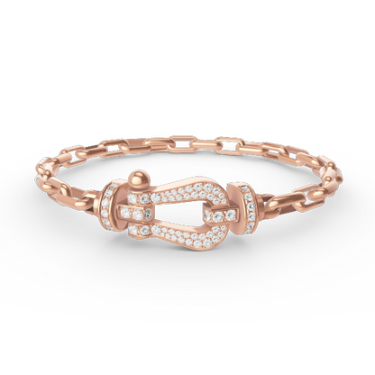 [Legend]FORCE LARGE HORSESHOE CLASP METAL BRACELET