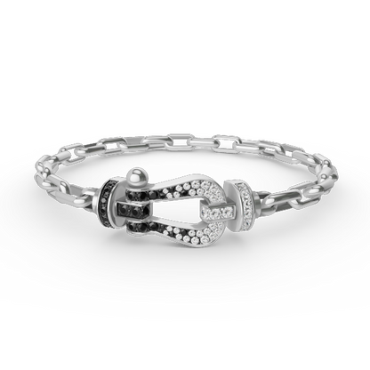 [Legend]FORCE LARGE HORSESHOE CLASP METAL BRACELET