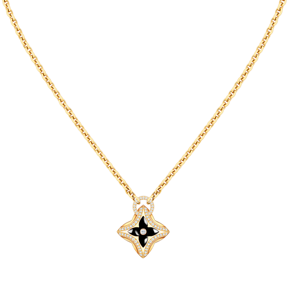 [Legend]STAR PEDANT ROSE GOLD DIAMOND NECKLACE
